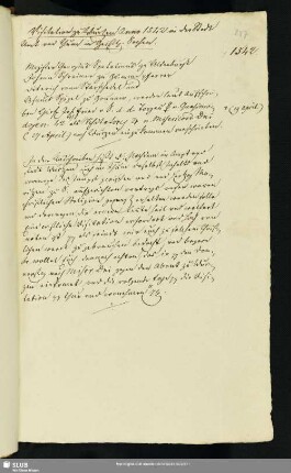 Blatt 287: Visitation zu Wurtzen anno 1542