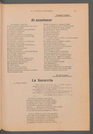 La Sunamita : A soto borda