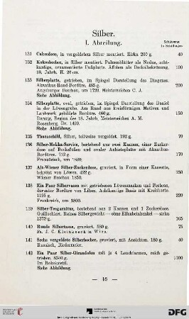 Silber (Nr. 131-145)