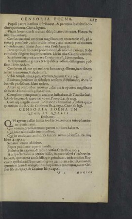Censoria poena in quos, et qualis ferebatur.