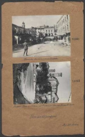 Genommene ital. Stellung vor Cividale Nov. 1917