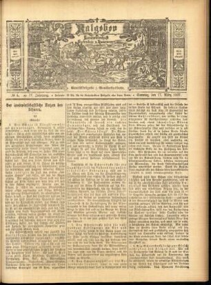 Ausgabe vom Sonntag, den 17. März 1907.
