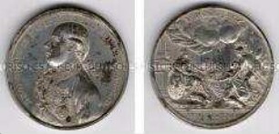 Medaille auf die Kaiserkrönung Leopolds II. in Frankfurt/Main