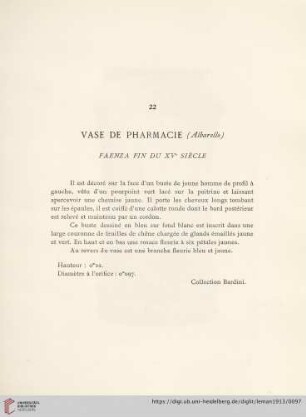 Vase De Pharmacie (Faenza fin du XVe siècle)