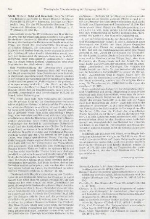 219-220 [Rezension] Scheit, Herbert, Geist und Gemeinde