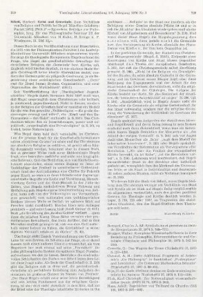 219-220 [Rezension] Scheit, Herbert, Geist und Gemeinde