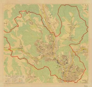 Stadtplan von Hüttental