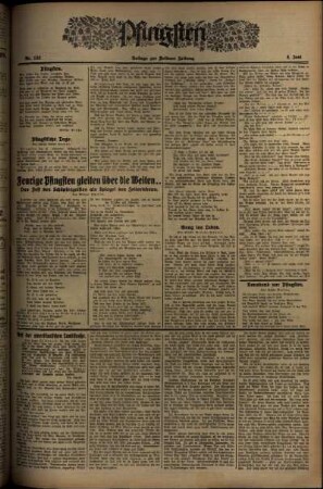 Dritte Ausgabe vom Sonntag, den 08. Juni 1930.