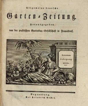 Allgemeine deutsche Garten-Zeitung. 1835 = Jg. 13
