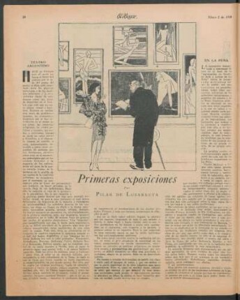 Primeras exposiciones