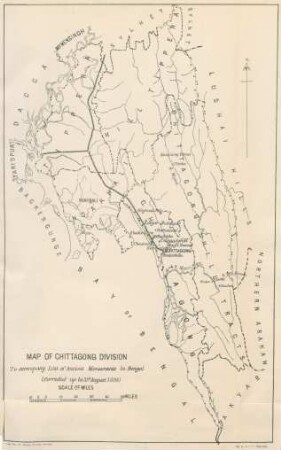 Map of Chittagong Division