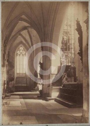 Nördliches Seitenschiff der Magdalenenkirche Breslau nach O