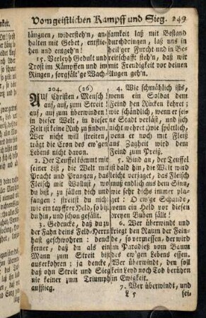 249-271, Vom geistlichen Kampff und Sieg