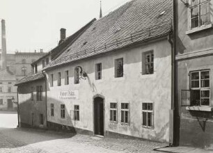 Bautzen, Taschenberg 1, Straßenfront von Nordosten