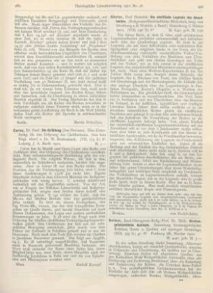 490-492 [Rezension] Deimel, Theodor, Kirchengeschichtliche Apologie