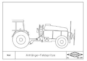 Anhänge-Feldspritze