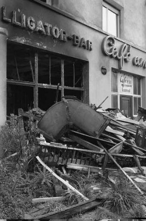 Vermutlich durch Brandstiftung verursachter Brand im "Café am Zoo"