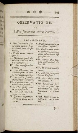 Observatio XII.