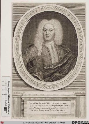 Bildnis Johann Gottlieb Heineccius (eig. Heinecke)