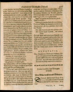 Hundert und Ein und Viertzigster Discurß. Von Müntzmeistern und Müntzern.