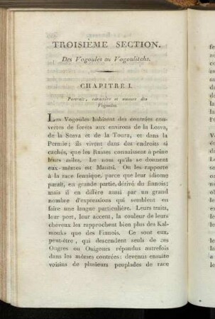 Troisième section