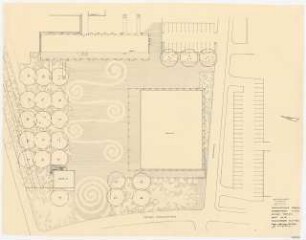 Post-Ingenieurschule, Dieburg Außenanlage: Vorplatz 1:200