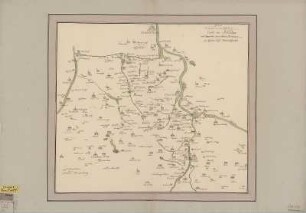 Karte des Amtes Fürstenberg mit der Oder, ca. 1:150 000, Handzeichnung, um 1750 : Delineation des Amtes Fürstenberg : Amt Fürstenberg und Carte von Schidlow und Gegenden des Oder-Strohms von Guben biß Franckfurth. - [Ca. 1:150 000]. - [S.l.] , [um 1750]. - 1 Kt. : Handzeichng. ; 49 x 43 cm