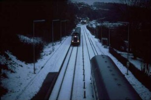 Kirchberg/Murr Lok 212 240 Nahverkehrszug Bnb-Wagen Zugkreuzung N7873