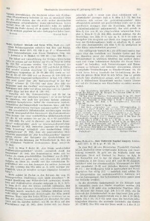 510-511 [Rezension] Batey, Richard A., New Testament nuptial imagery
