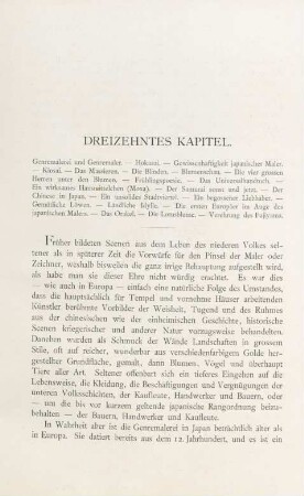 Dreizehntes Kapitel. Genremalerei und Genremaler. - ...