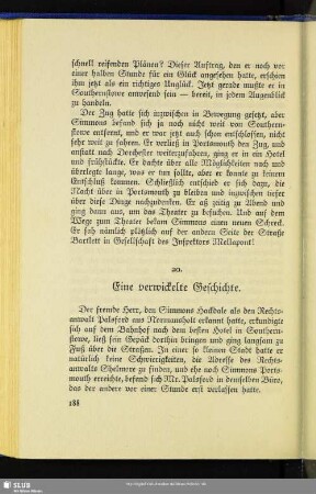 20. Eine verwickelte Geschichte
