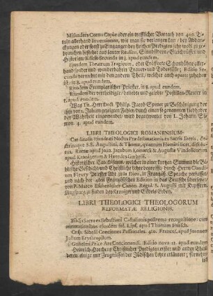 Libri Theologici Romanensium.