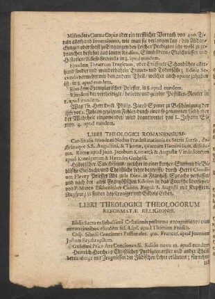 Libri Theologici Romanensium.