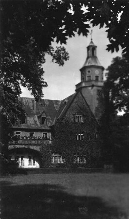 Boxberg/O.L.-Bärwalde. Ehem. Schloß, 1950-1991 Lungenklinik, Ansichtskarte