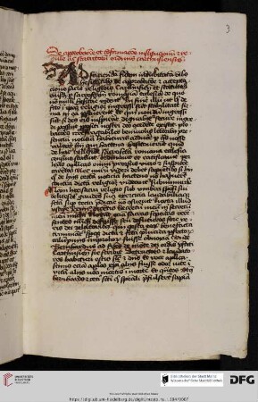 Jacobus de Paradiso, De approbatione et confirmatione statutorum ordinis Carthusiensis