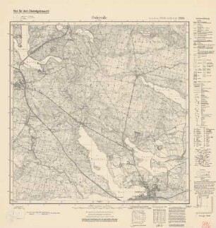 2285 Osterode i. Ostpr., Meßtischblatt (4cm - Karte)