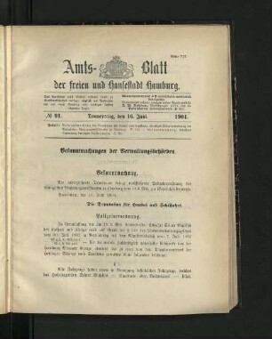No. 91, 16. Juni 1904.