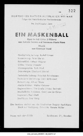 Ein Maskenball