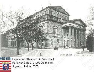 Darmstadt, Hoftheater / Süd-West-Ansicht