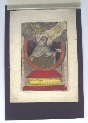 "S. Angelus Martyr Ord. Carmelit." (kleines Andachtsbild)
