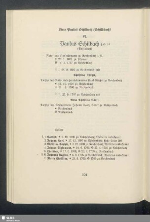 Linie Paulus Schilbach (Schildbach)