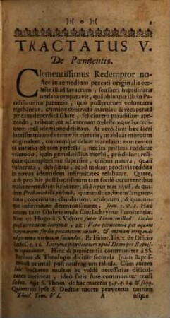 Cursus Theologicus : Brevi & Clara Methodo In Tres Partes & Sex Tomulos Distributus, In quo omnes Materiae Theologicae, tam Speculativae, quam Practicae: Imo et Controversisticae cum varietate Sententiarum continentur, 6. Partis Tertiae, Complectentis Materias Sacramentales, Tomulus Secundus, ordine vero Tomulus Sextus, De Poenitentia, de Indulgentiis, de Matrimonio, & de Censuris