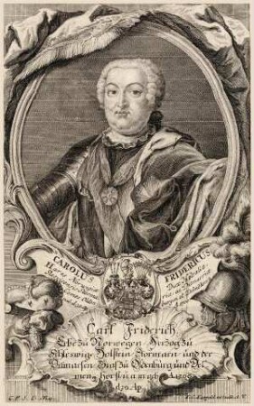 Bildnis von Karl Friedrich (1700-1739) Herzog von Schleswig-Holstein-Gottorf