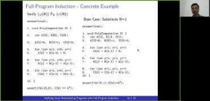Verifying Array Manipulating Programs with Full-Program Induction