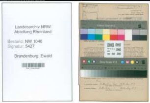 Entnazifizierung Ewald Brandenburg , geb. 09.04.1909 (Lagerist)