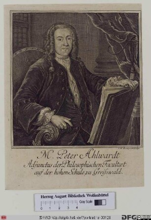 Bildnis Peter Ahlwardt