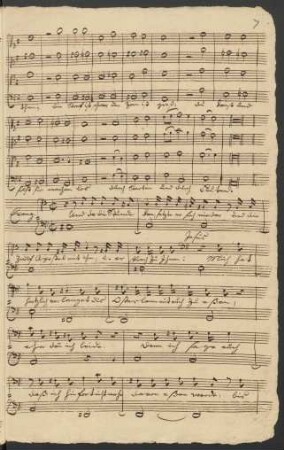 6. [Recitativo] (Ev., Jesus): Und da die Stunde kam