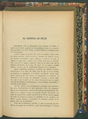 El carnaval de Belén