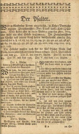 Der Psalter Davids