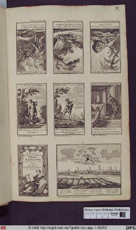 Almanac de Poche pour l'Année Bissextile 1768 Suivi de Pieces curieuses et utiles à Bronsvic de l' Imprimerie de la Maison des Orphelins